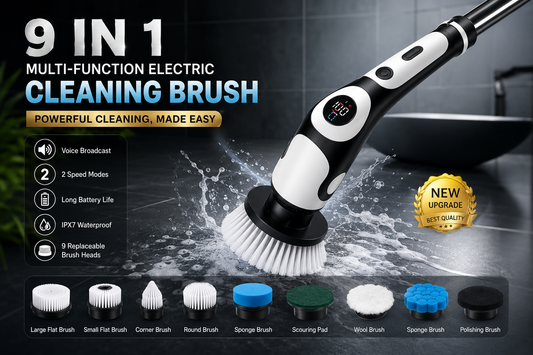 9-In-1 Multi-Function Electric Cleaning Brush Ⓢ