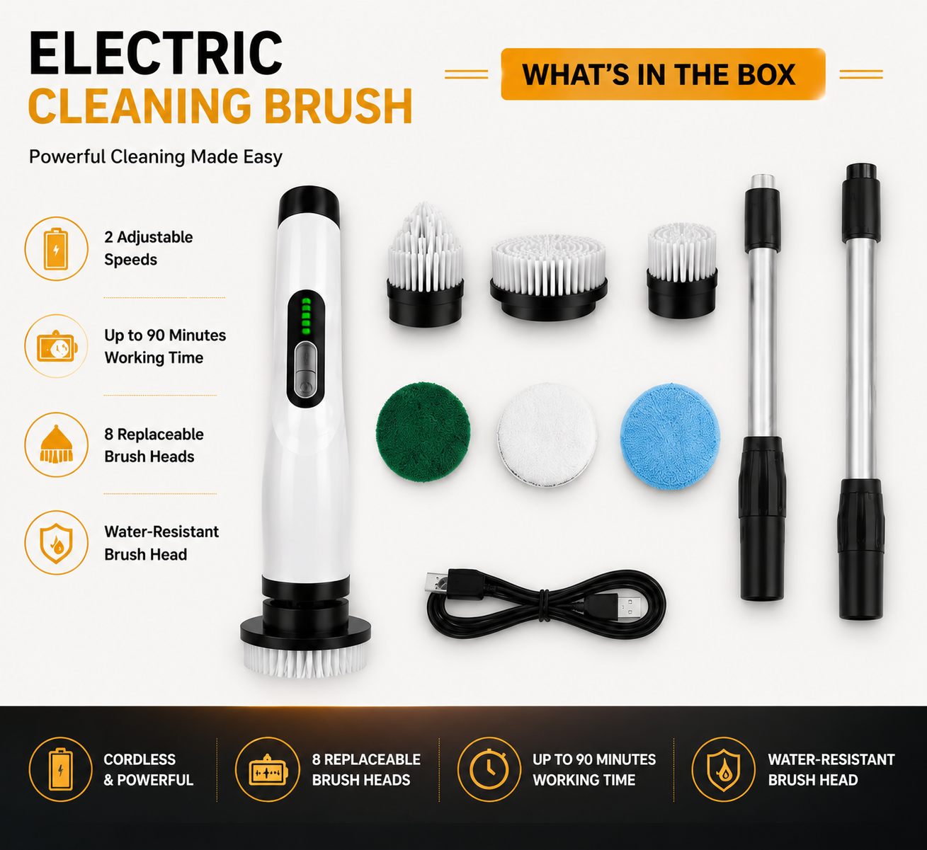 Electric Cleaning Brush (JY-6010)