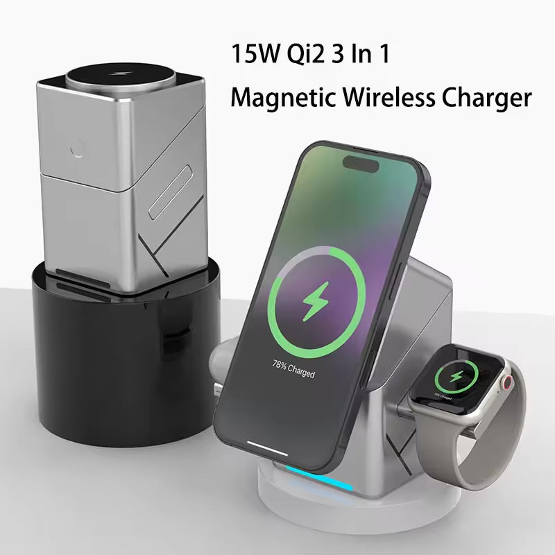 3-in-1 Magnetic Wireless Charger ©