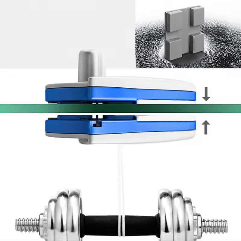 Doublefaced Magnetic Glass Cleaner