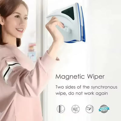 Doublefaced Magnetic Glass Cleaner